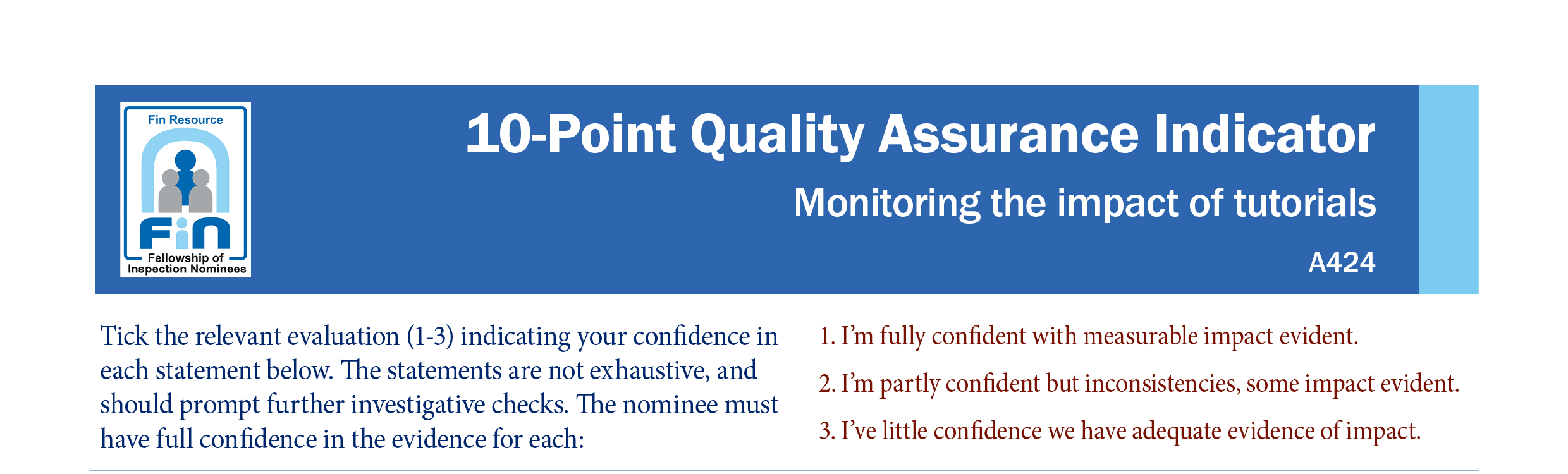 A425. Indicator  for safeguarding compliance