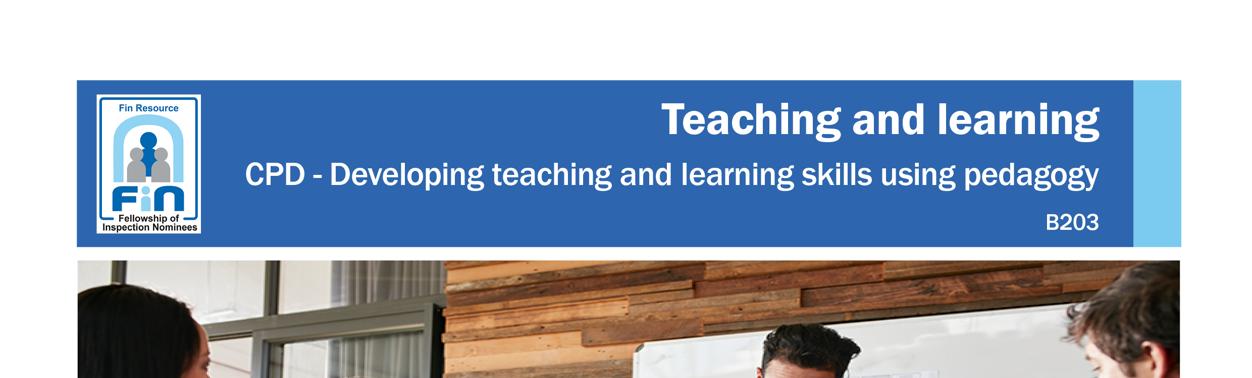 B203. CPD developing pedagocial skills