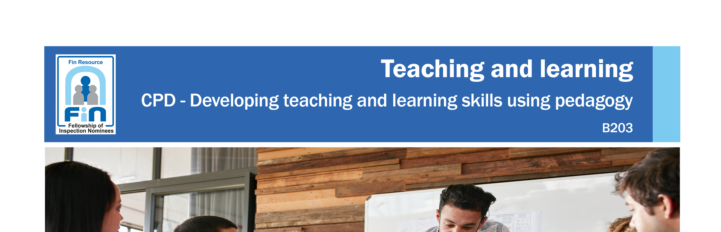 B203. CPD developing pedagocial skills