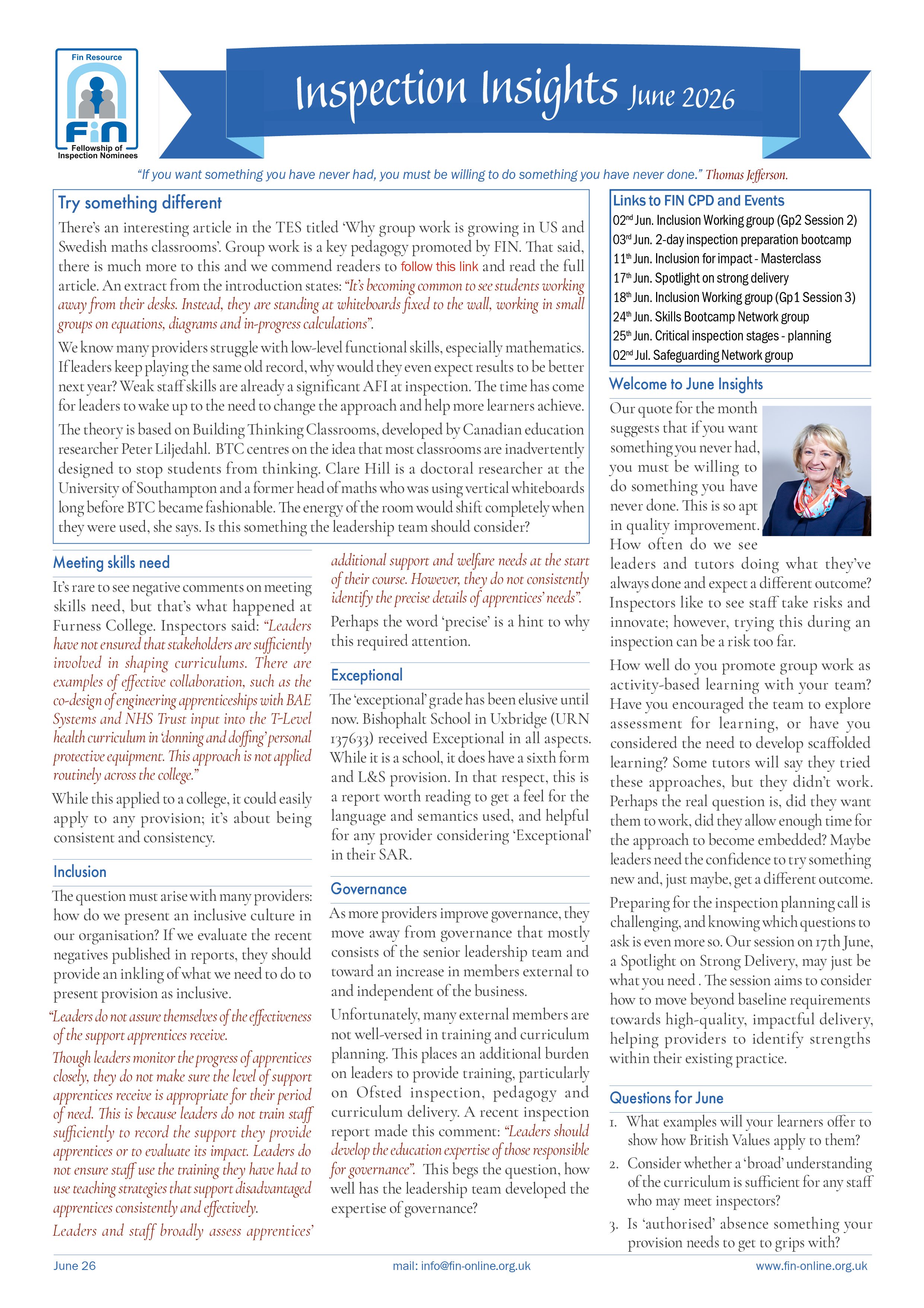 Fin Insights Newsletters